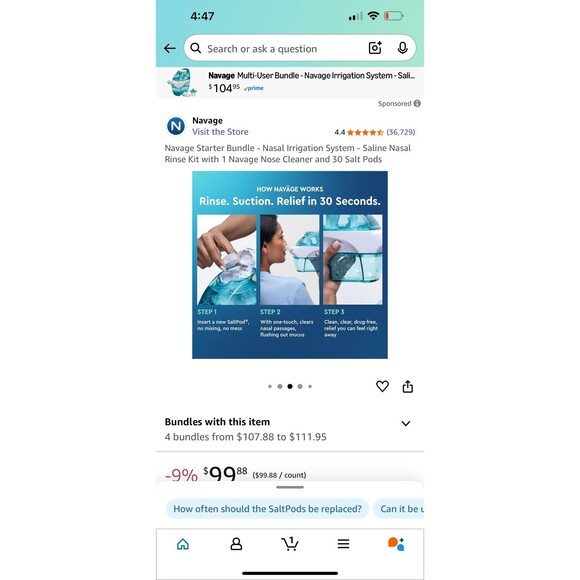 Navage Nasal Saline - Picture 7 of 8